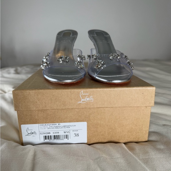 Christian Louboutin Degrqueen size 38 - Picture 4 of 12